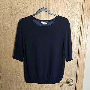 Tiffany & Co. Navy Blue Short Sleeve Shirt